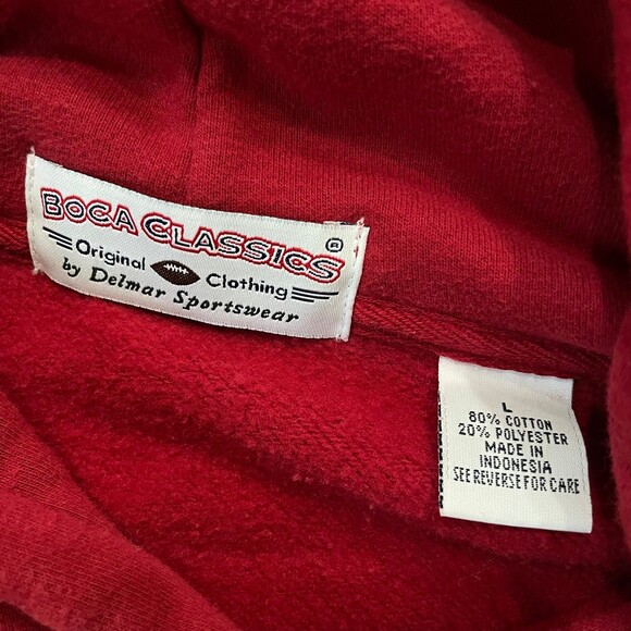 VTG Florida State Seminoles 'Noles Size L Embroidered Logo Hoodie Sweatshirt - Picture 3 of 5